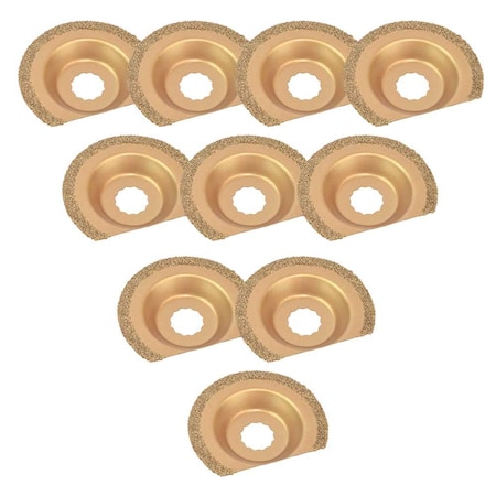 Versa Tool 63mm Semi-Circular Carbide RASP, 8mm Offset Mount, PK 10 SB10K